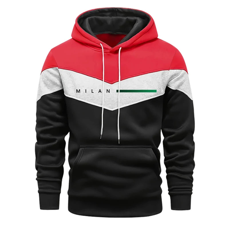 2025 nueva llegada conjunto deportivo para hombre Sudadera con capucha + Pantalones 2 piezas Otoño Invierno ropa deportiva de moda informal diaria trajes cómodos para el hogar al aire libre