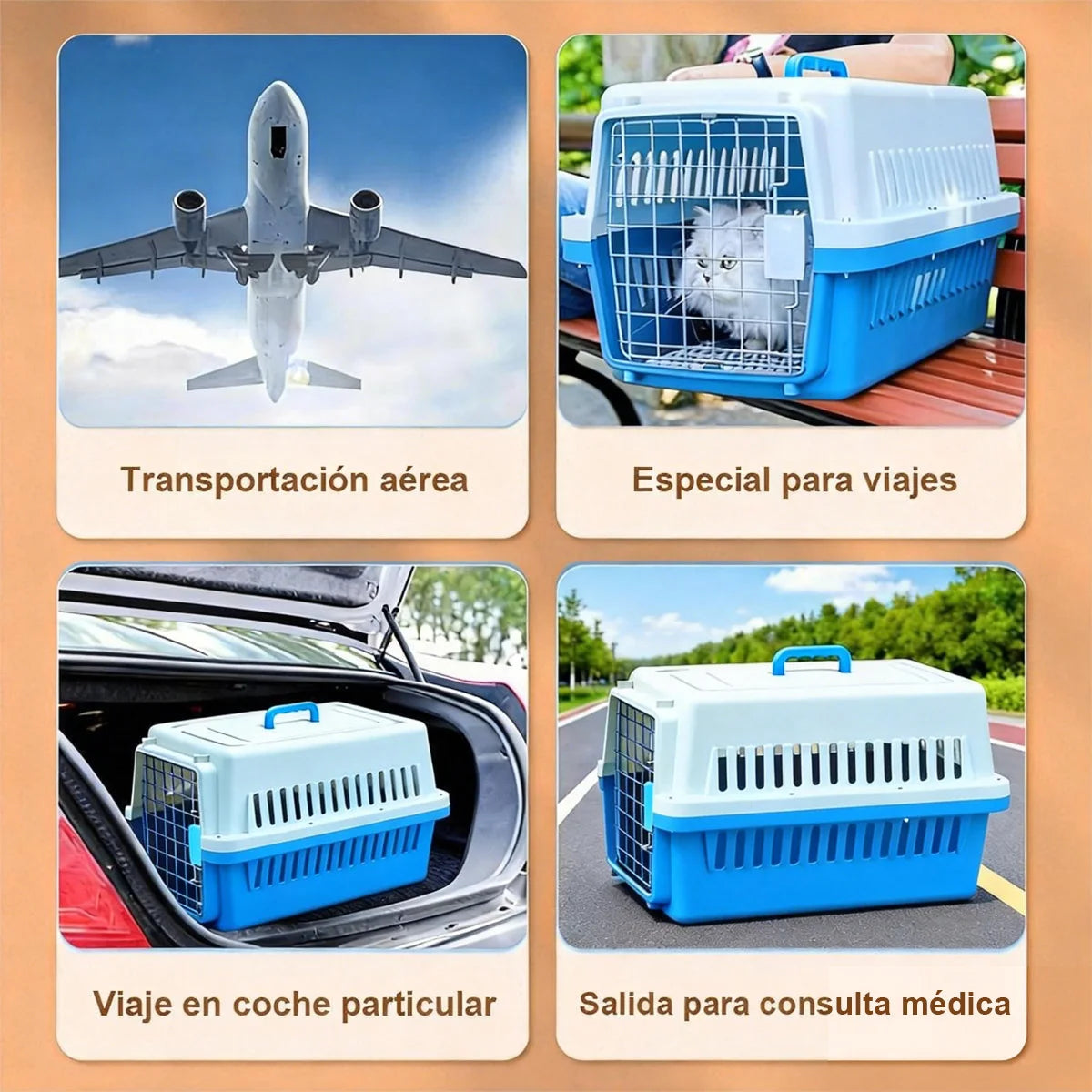 Cat and Dog Carrier, Travel Pet Carrier, Airline Approved Cat and Dog Carrier Bag, the Perfect Option for Pet Transport during All-Season Travel