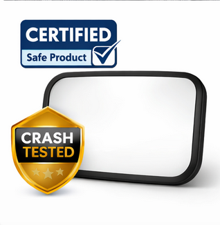 Shatterproof Baby Car Mirror – Wide Clear View for Rear-Facing Baby Seat