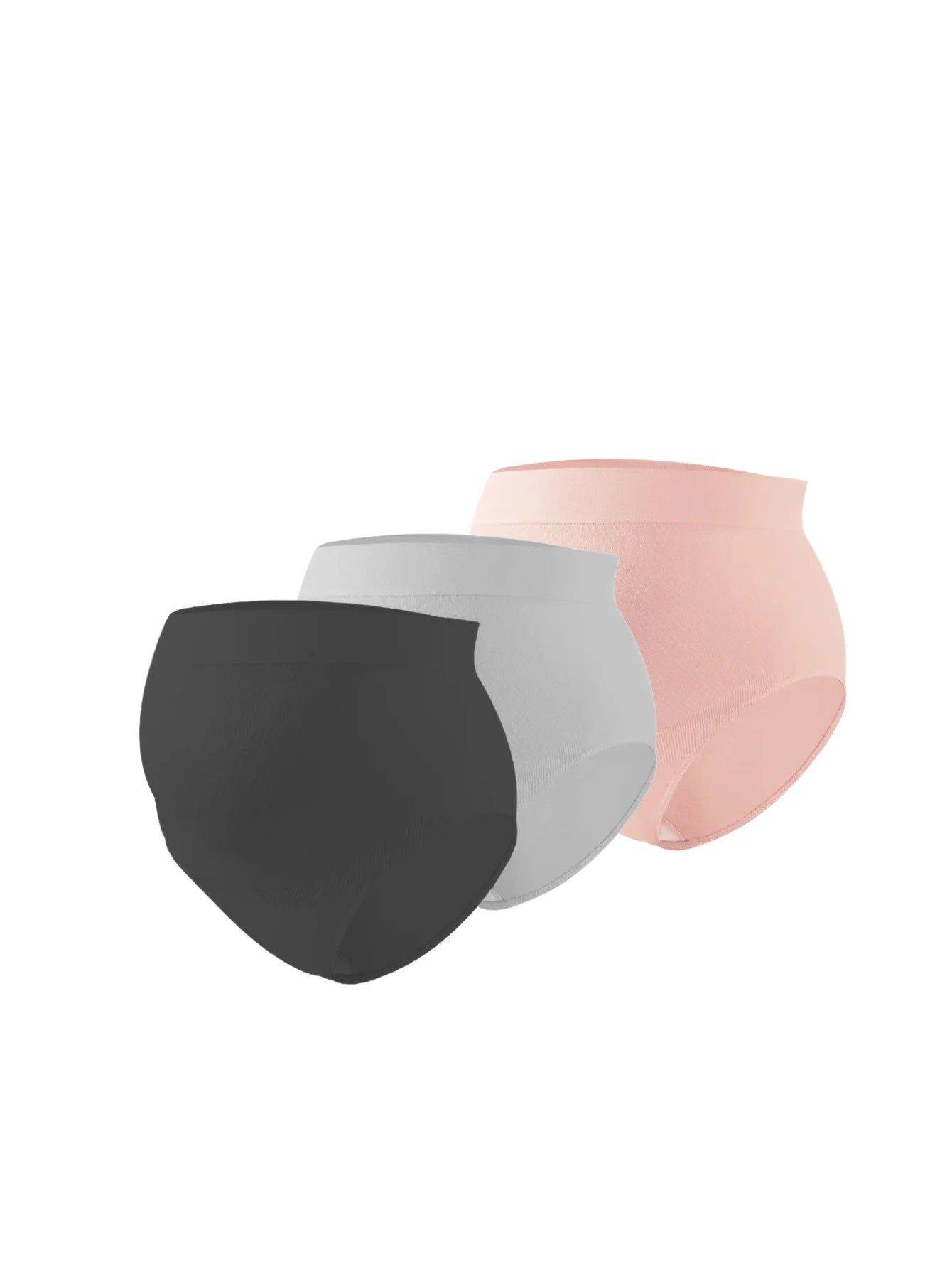 3 uds nueva ropa interior transpirable y cómoda de cintura alta para mujeres embarazadas sin costuras y ajustadas