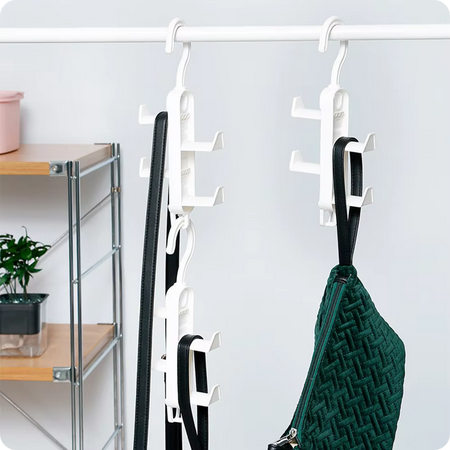 Herramienta de Almacenamiento de Bolsas y Estante de Ropa Multifuncional
