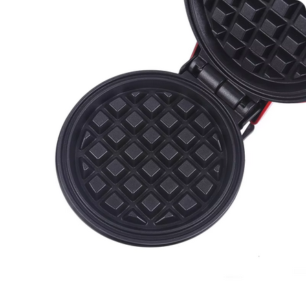 Bandeja Multifuncional para Hornear Pasteles y Sándwiches - Sartén Eléctrica y Mini Máquina de Galletas y Gofres Automática