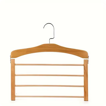 Perchero Multifuncional de Madera Maciza
