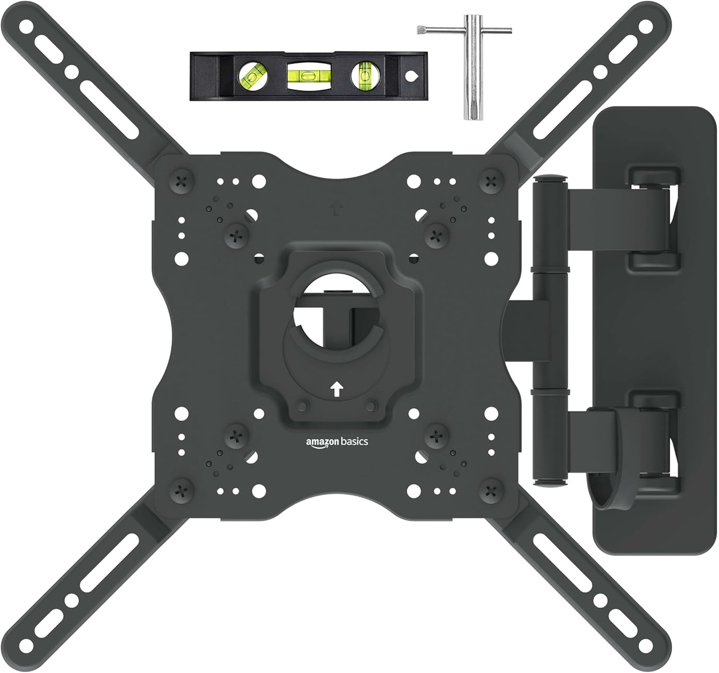 Soporte de pared para monitor de TV articulado de movimiento completo para televisores de 26 a 55 pulgadas y paneles planos de hasta 80