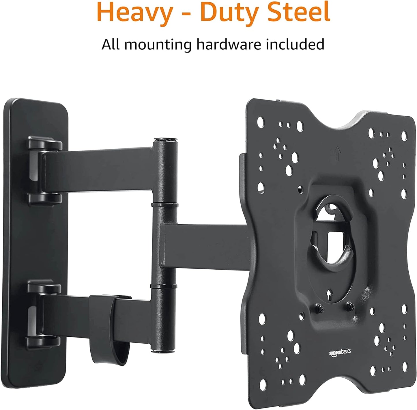 Soporte de pared para monitor de TV articulado de movimiento completo para televisores de 26 a 55 pulgadas y paneles planos de hasta 80