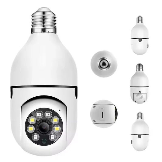 Iruibo Bulb E27 Full Color Surveillance Camera Night Vision Automatic Path Tracking Easy Installation Indoor Security Surveillance Wifimiini Ip Camera