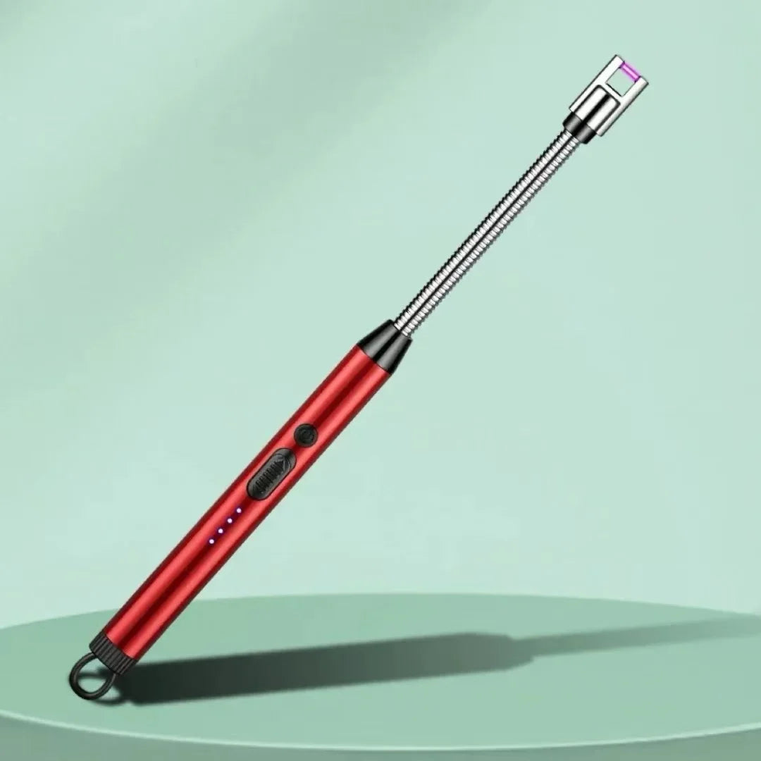 360 °     Bbq Electric Arc Lighter USB Windproof Flameless Plasma Ignition Long Kitchen Lighters Gas Lighter for Candle Gas Stove