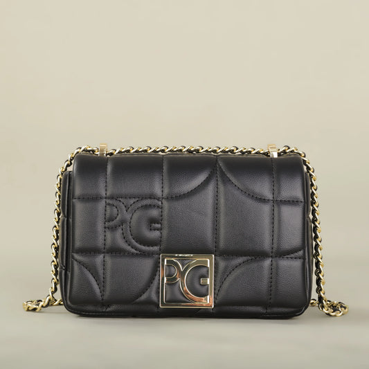 PG moda clásica Retro bolso nuevo de hombro para mujer letra Material PU fiesta bolso cruzado multifuncional nuevo diseño 2025