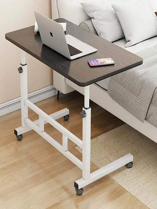 Adjustable Tv Tray Table Comfortable Laptop Table Dinner Trays for Eating Tv Dinner Tray on Bed Sofa for Eating Reading 60X40Cm Computer Desk, Can Raise or Lower the Height (60~90cm), Large Desk