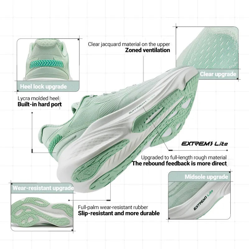 361 grados HALF TIME RUN 2 zapatillas para correr para hombre suave transpirable rebote ligero amortiguador versátil zapatillas de deporte para hombre 672522201