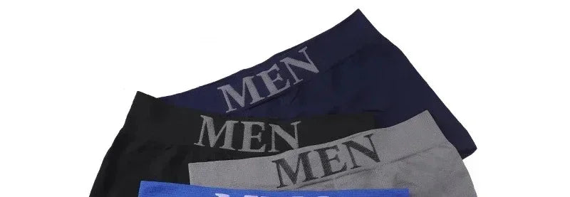 5 uds. Calzoncillos Boxer cómodos de Color liso elástico alto para hombre de estilo fino pantimedias transpirables