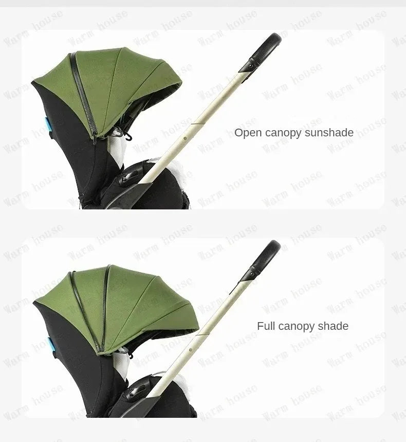 2025 NUEVO cochecito de bebé 4 en 1 carro asiento de coche cochecito de bebé multifuncional cochecitos plegables y portátiles de lujo