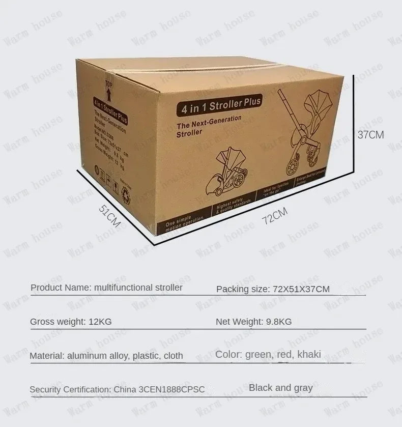 2025 NUEVO cochecito de bebé 4 en 1 carro asiento de coche cochecito de bebé multifuncional cochecitos plegables y portátiles de lujo