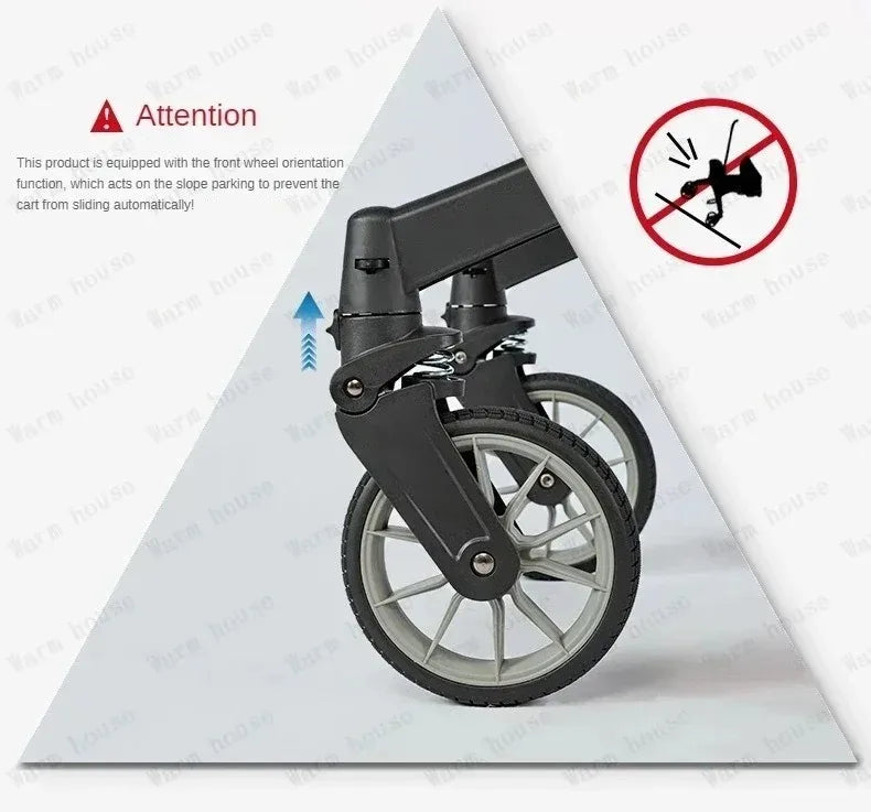 2025 NUEVO cochecito de bebé 4 en 1 carro asiento de coche cochecito de bebé multifuncional cochecitos plegables y portátiles de lujo