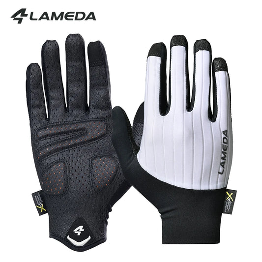LAMEDA guantes de ciclismo para hombre, almohadilla XRD, pantalla táctil, guantes de dedo completo para bicicleta de carretera, guantes de primavera para MTB, accesorios transpirables para bicicleta