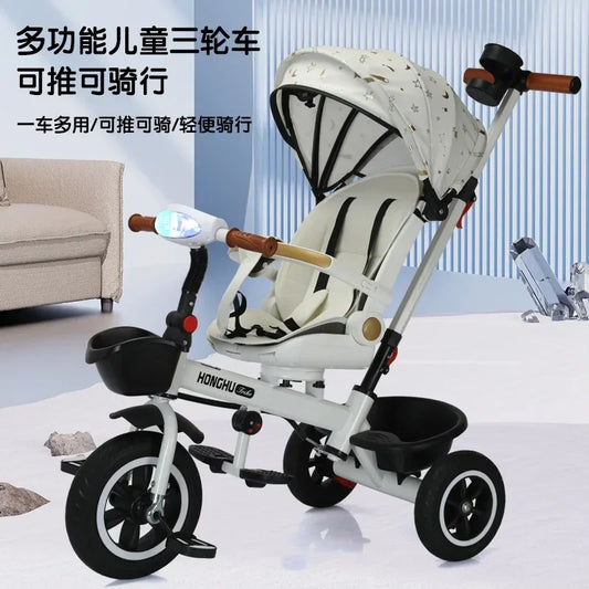 Nuevo Cochecito de bebé multifuncional 4 en 1 con cochecito de niño giratorio y reclinable de 1 a 6 años