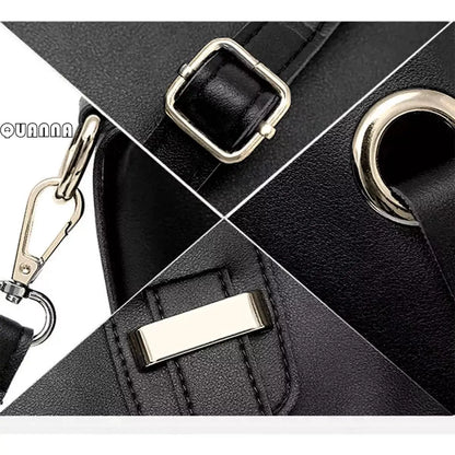 Set of 3 Women's Shoulder Bags Cosmetic Bag Crossbody Wallet