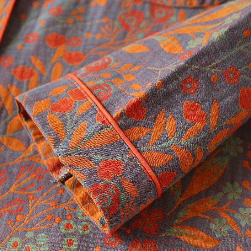 2026 Nuevo Conjunto de Pijama para Mujer – Primavera y Otoño