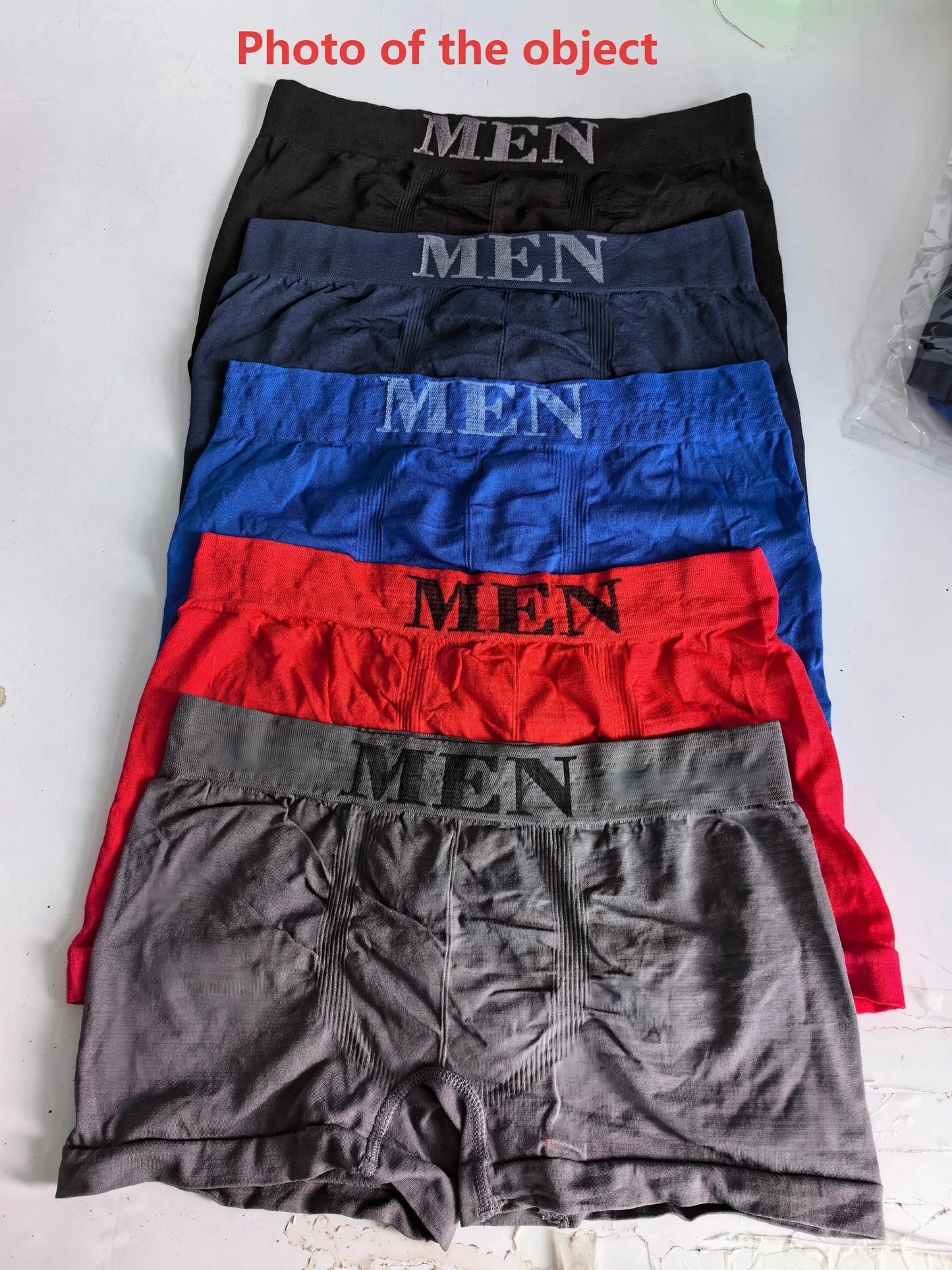 5 uds. Calzoncillos Boxer cómodos de Color liso elástico alto para hombre de estilo fino pantimedias transpirables