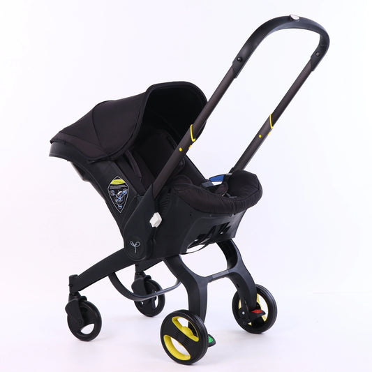 Cochecito de bebé 4 en 1, asiento de coche para cochecitos recién nacidos, carrito de seguridad, carro ligero y plegable