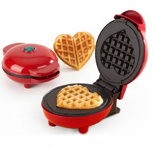 Mini Non-Stick Waffle Maker Homemade Breakfast Maker Make Desserts Bake Waffle Maker Pan