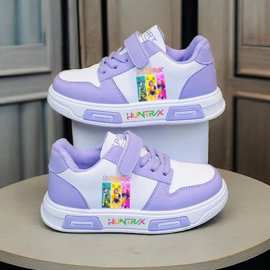 KPop Demon Hunters zapatillas de deporte informales para niños, zapatos deportivos para niñas, zapatos para correr de baloncesto para estudiantes de dibujos animados, zapatos de tenis para niños, regalos