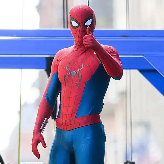 Nuevo día Spiderman Cosplay nuevos trajes de superhéroe LICRA Zentai trajes Spidey niños trajes disfraz de Halloween niños adultos