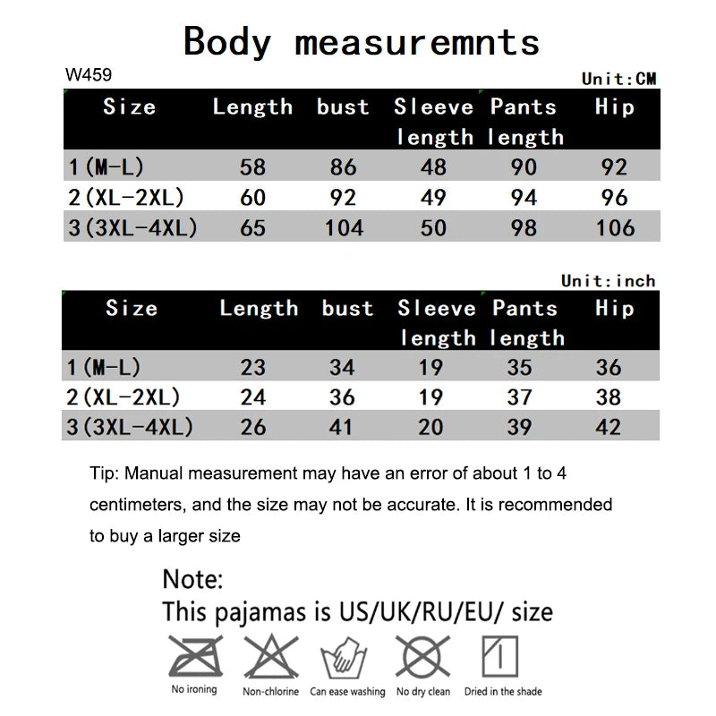 2 Piezas de Pijamas de Talla Grande para Mujer – Cómodo y Versátil