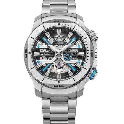 YELANG  V1034 Men's Automatic Watch 44mm Japan Miyota 8N40 Movement T100 Luminous 300M Waterproof Sapphire  Watchfor Men Reloj
