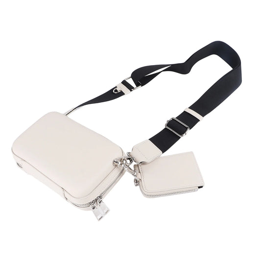 Women Shoulder Bag Trendy PU Leather Large Capacity Multi-Functional Crossbody Bag for Dating Travel Shopping Essentials