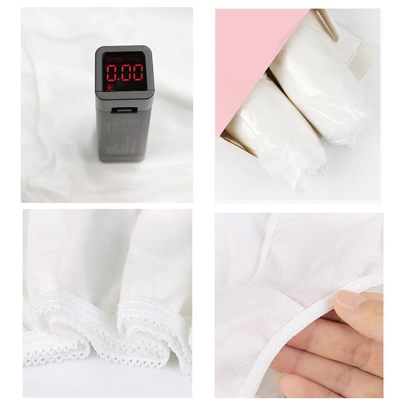 5 unids/lote de ropa interior desechable, bragas para embarazadas, calzoncillos posparto de algodón de talla grande para mujeres grandes de 2XL a 6XL