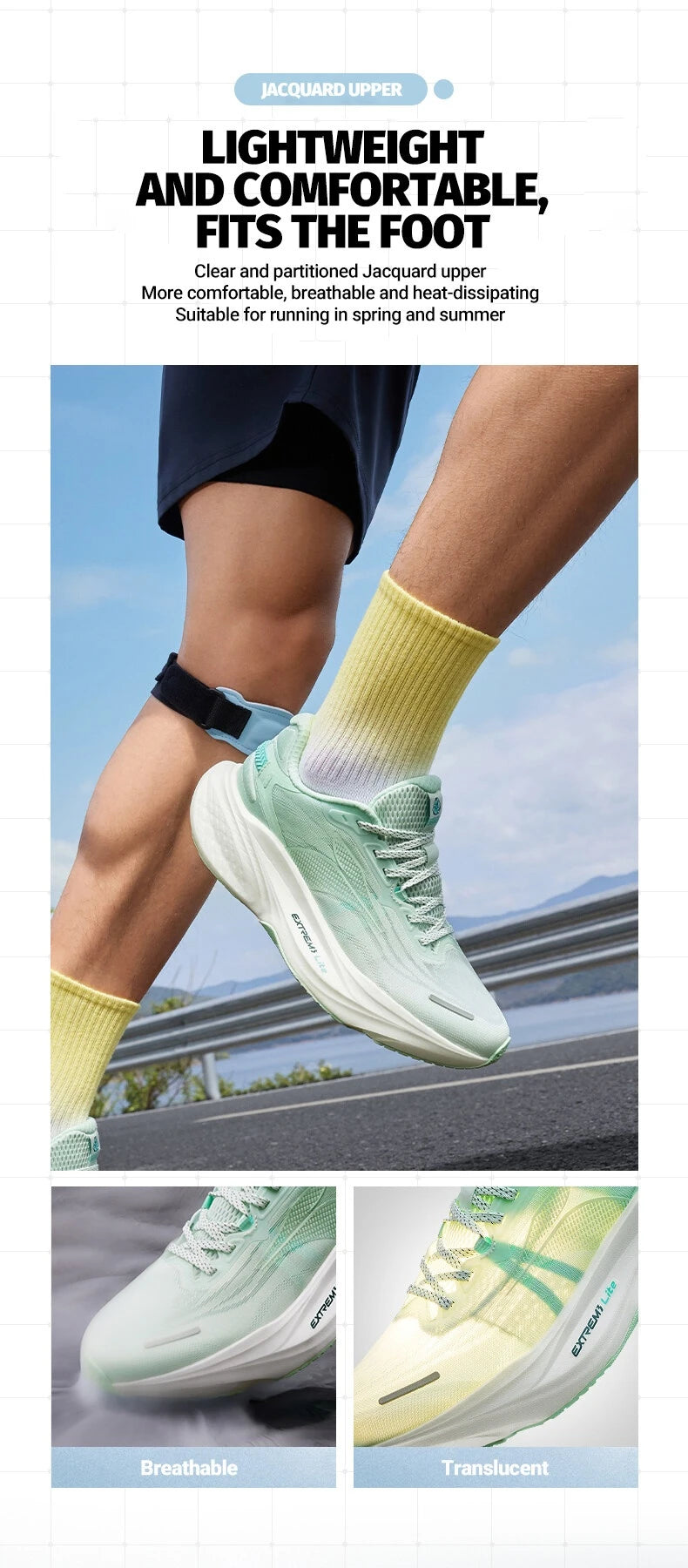 361 grados HALF TIME RUN 2 zapatillas para correr para hombre suave transpirable rebote ligero amortiguador versátil zapatillas de deporte para hombre 672522201