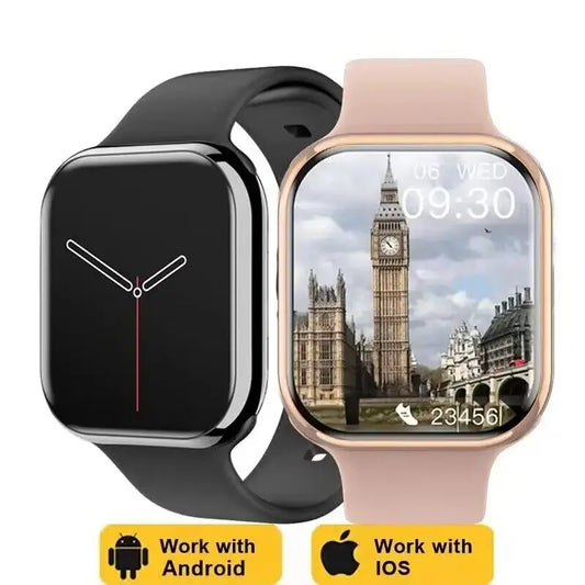Nueva serie IW9 reloj 10 GPS Track reloj inteligente hombres mujer HD Bluetooth llamada impermeable deportes SmartWatch para Apple Android IOS