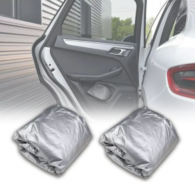 Cubierta del auto Cubiertas completas de sedán con banda reflectante Protección solar SIZE L Abanopi Tapa del coche