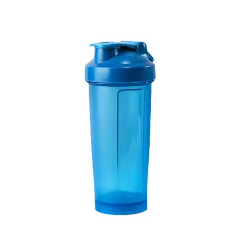 vaso agitador con tapa de plástico para gimnasio