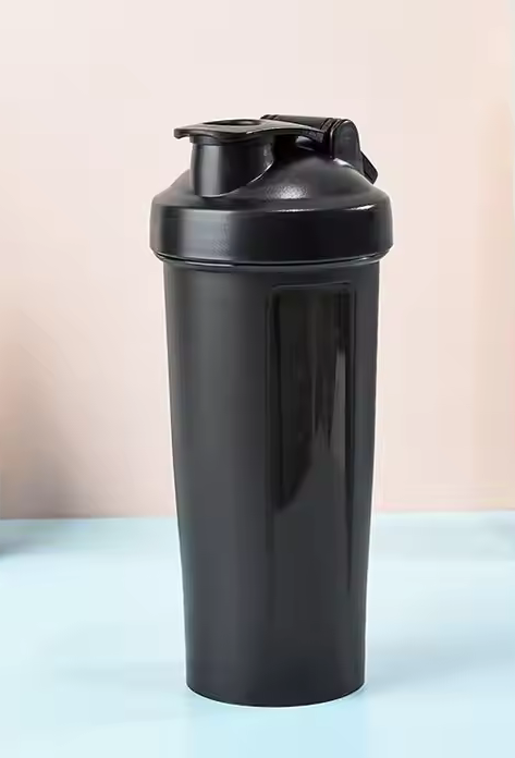 vaso agitador con tapa de plástico para gimnasio