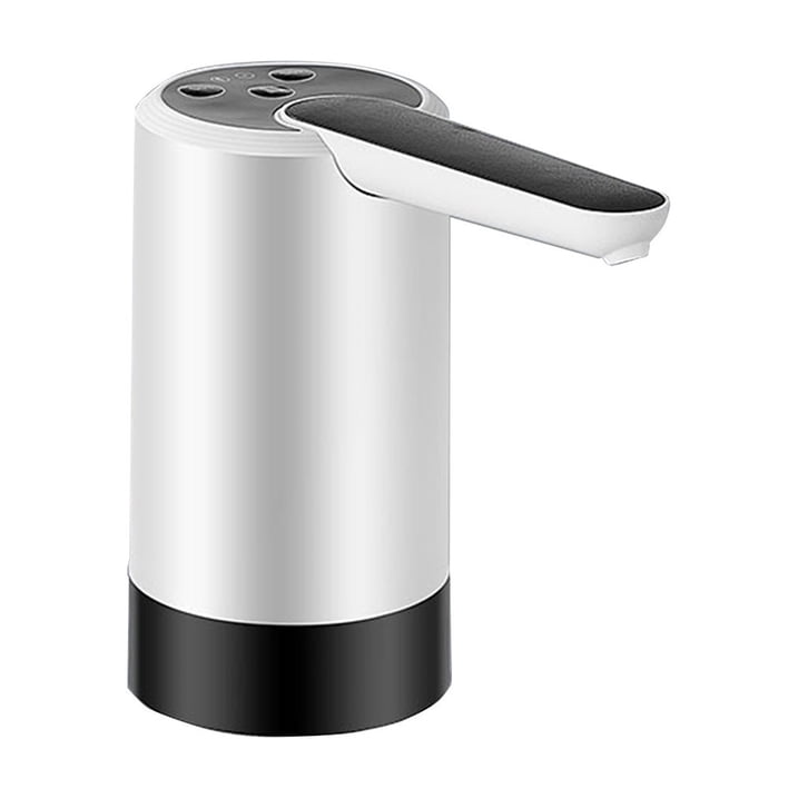 Dispensador automático de agua recargable por USB para botellas de 5 galones | Dispensador de agua portátil de escritorio con 4 cantidades | Para uso en casa, oficina y exteriores