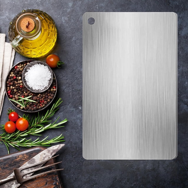 Tabla de cortar del acero inoxidable Tabla de corte del hogar Tabla de corte de la cocina Tabla de corte de doble cara