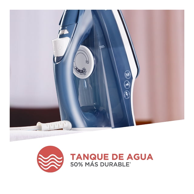 Plancha de Vapor Black & Decker Antiadherente TrueGlide IRBD300 Azul