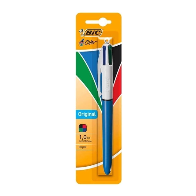 Bolígrafo Bic 4 Color Original Punto Mediano 1.00 mm